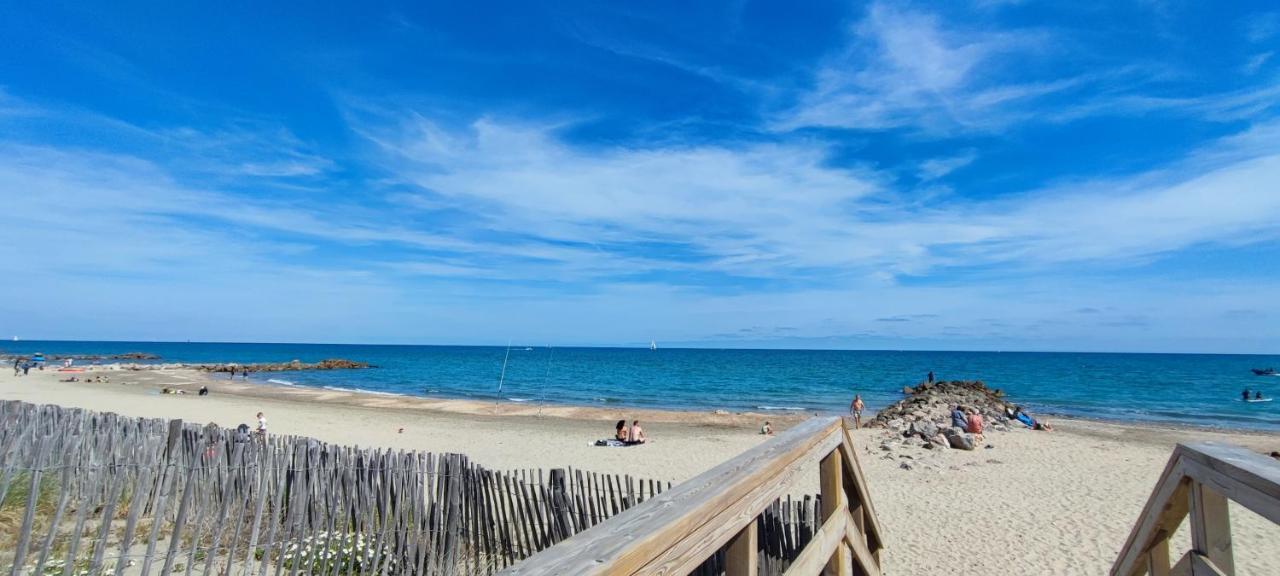 La Perle Bleue, 100 M De La Plage, Parking, Wifi Frontignan Exterior foto